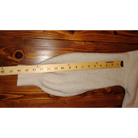 Madewell Wool Blend Puff Sleeve Sweater Small Cozy Knit Fall Winter - Picture 10 of 10